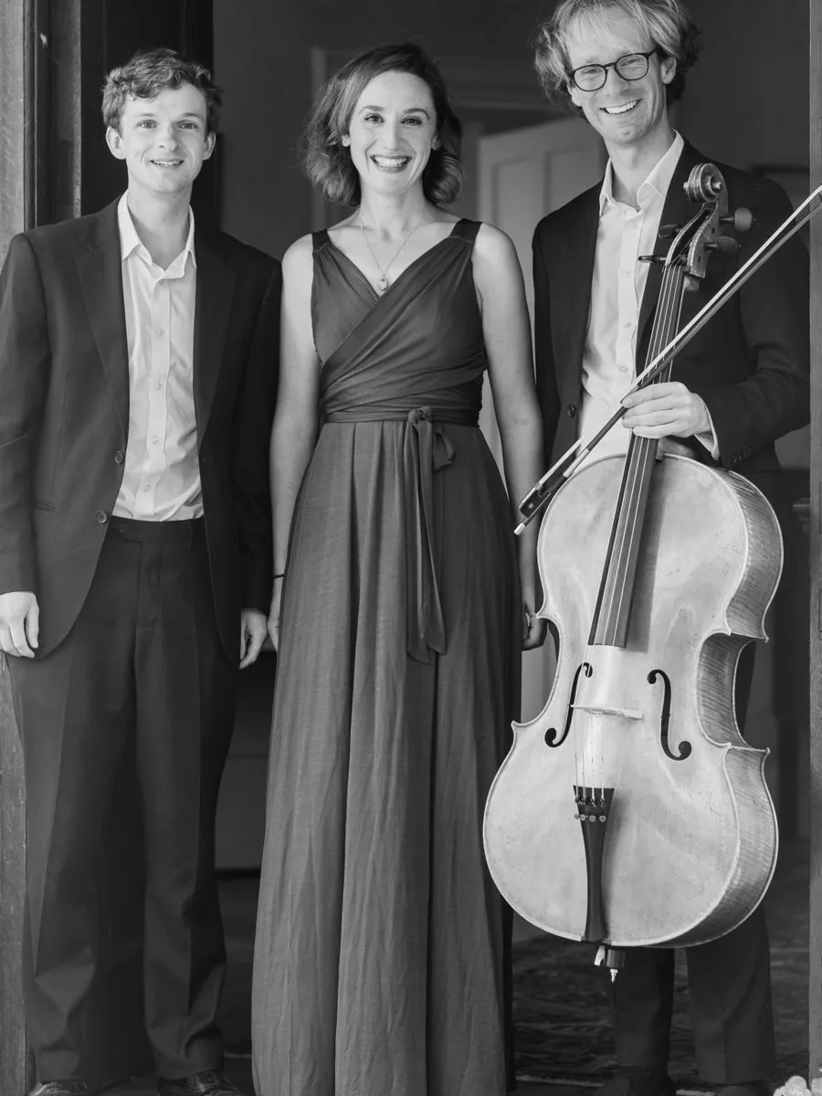 Tom Jesty, Natalie Montakhab and Erlend Vestby with his cello